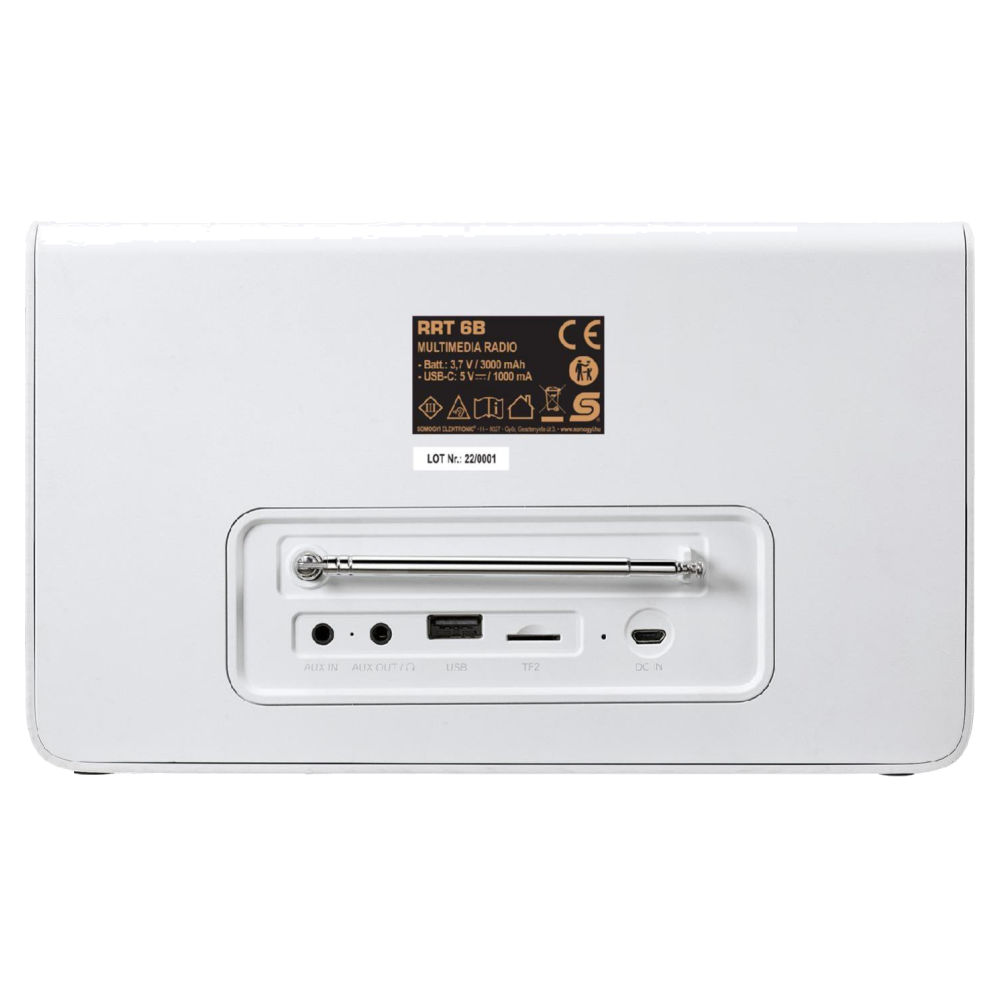 SAL Retro radio, AM-FM-BT-USB-mSD - RRT 6B