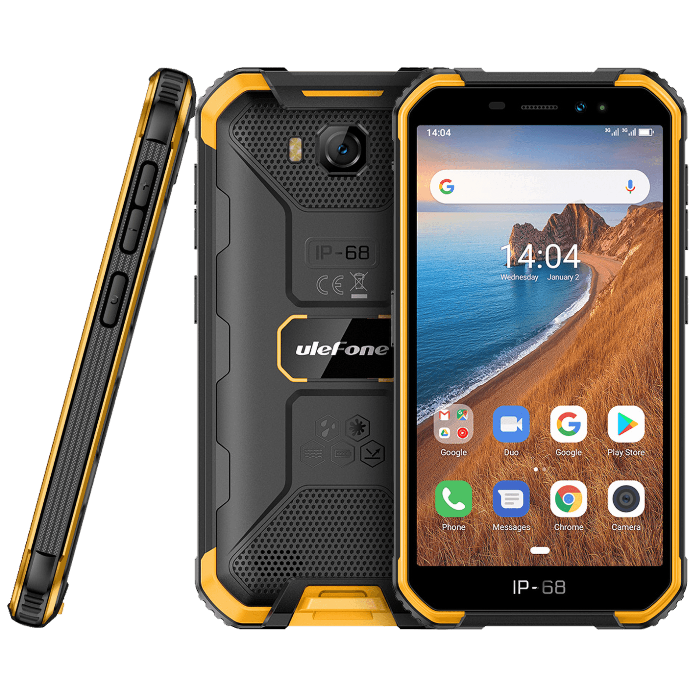 ulefone Smartphone 5.0", RAM 2GB, DualSIM, 4000mAh, 8/5 Mpx - Armor X6 2GB/16GB Orange