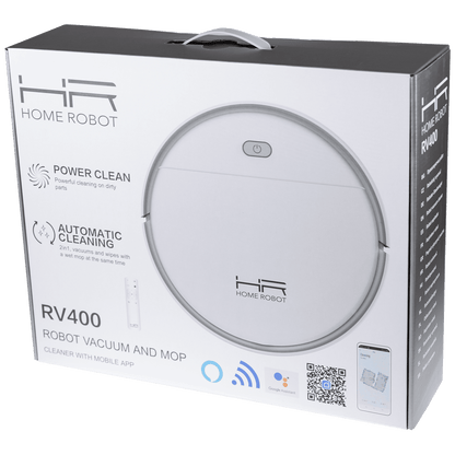 Home Robot Robot, usisavač, Wifi, HEPA filter - Homerobot RV400 White