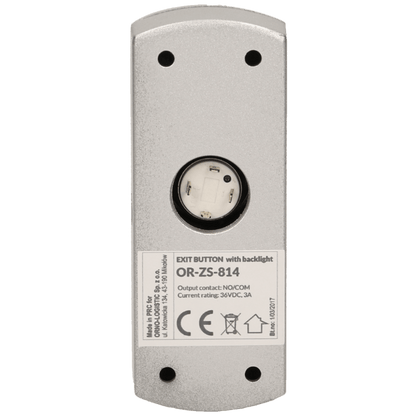 Orno EXIT tipka sa LED pozadinskim osvjetljenjem - OR-ZS-814