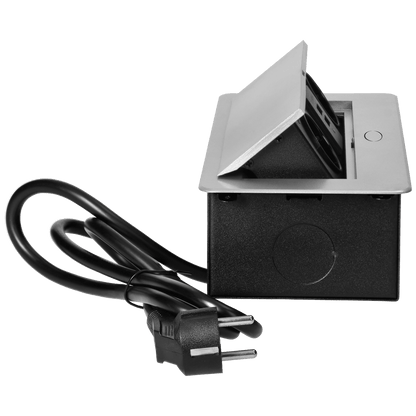 Orno Produžni kabel sa 2 x Schuko utičnice + 2 x USB, ugradbena - OR-AE-13126(GS)/G