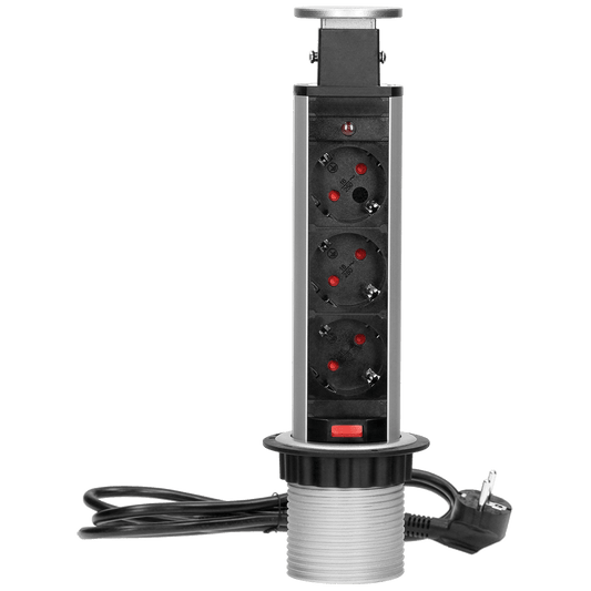 Orno Produžni kabel sa 3 x Schuko utičnice, ugradbena - OR-AE-1347(GS)