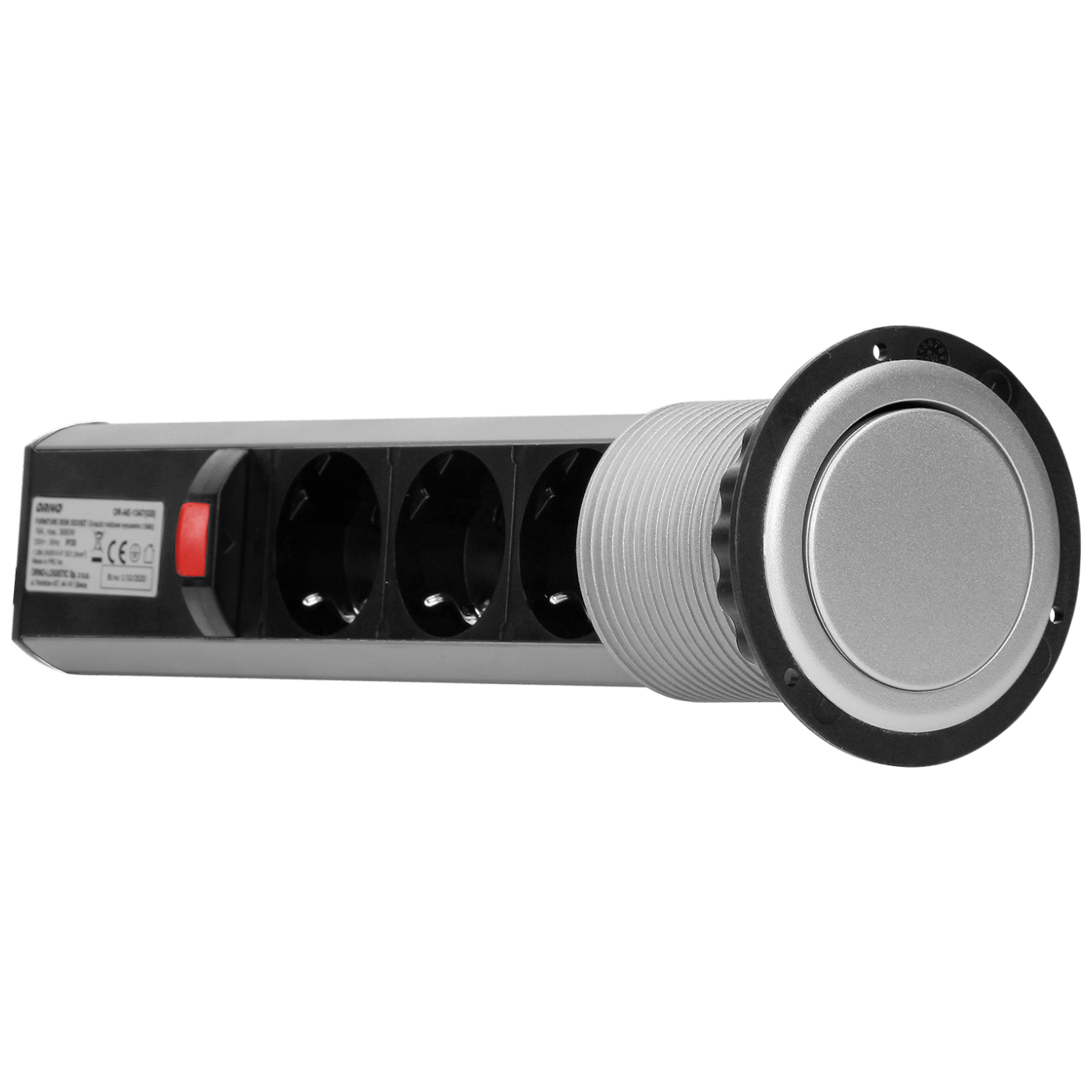 Orno Produžni kabel sa 3 x Schuko utičnice, ugradbena - OR-AE-1347(GS)