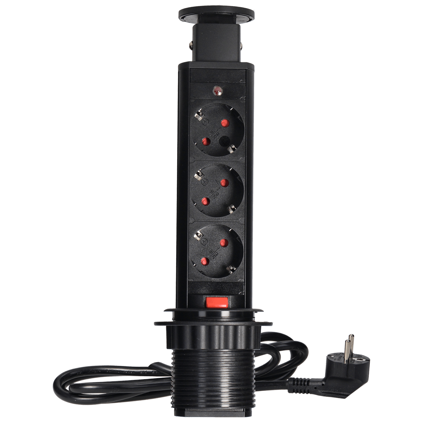 Orno Produžni kabel sa 3 x Schuko utičnice, ugradbena - OR-AE-1347(GS)/B