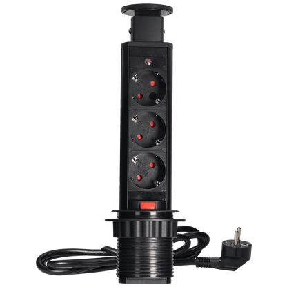 Orno Produžni kabel sa 3 x Schuko utičnice, ugradbena - OR-AE-1347(GS)/B