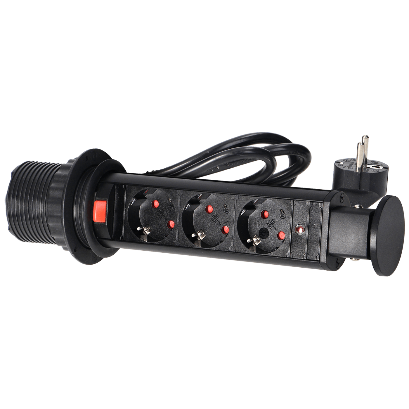 Orno Produžni kabel sa 3 x Schuko utičnice, ugradbena - OR-AE-1347(GS)/B