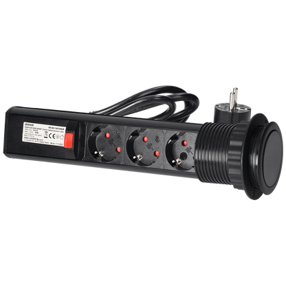 Orno Produžni kabel sa 3 x Schuko utičnice, ugradbena - OR-AE-1347(GS)/B