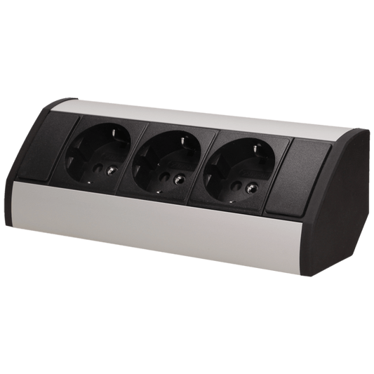 Orno Produžni kabel sa 3 x Schuko utičnice, ugradbena - OR-GM-9001/B-G(GS)