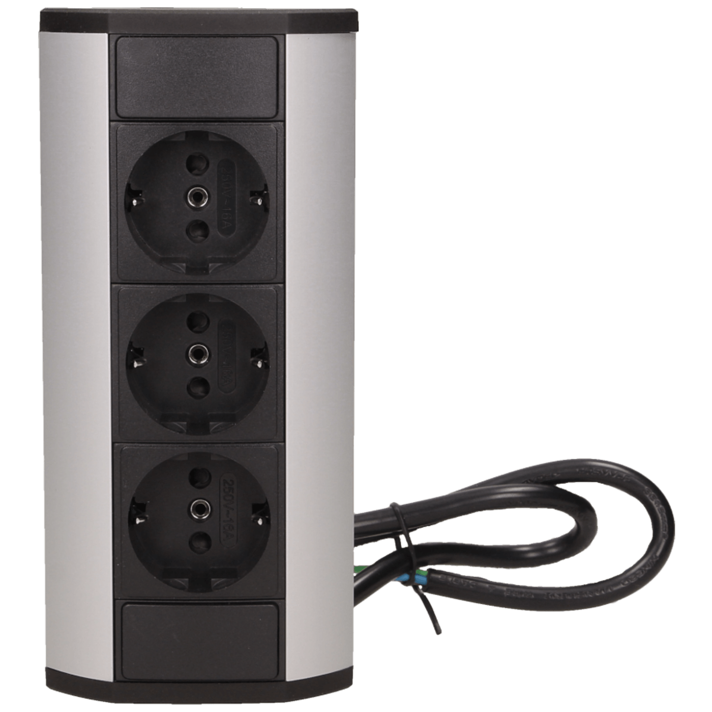 Orno Produžni kabel sa 3 x Schuko utičnice, ugradbena - OR-GM-9001/B-G(GS)