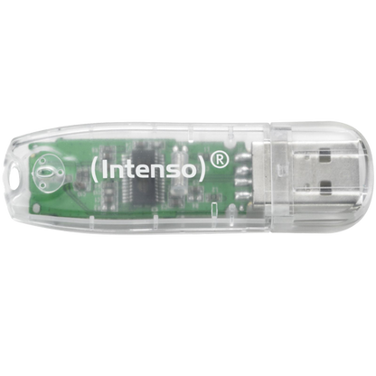 (Intenso) USB Flash drive 32GB Hi-Speed USB 2.0,Rainbow Line,TRANSP. - USB2.0-32GB/Rainbow