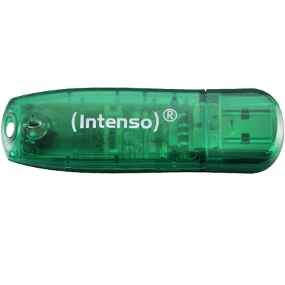 (Intenso) USB Flash drive 8GB Hi-Speed USB 2.0, Rainbow Line, ZELENI - USB2.0-8GB/Rainbow