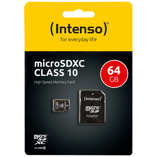 (Intenso) Micro SD Kartica 64GB Class 10 sa adapterom - SDXCmicro+ad-64GB/Class10