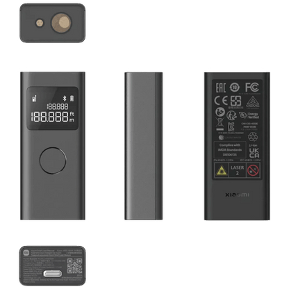 Xiaomi Pametni metar, laserski, LCD zaslon, Bluetooth - Mi Smart Laser Measure