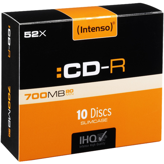 (Intenso) CD-R 700MB (80 min.) pak. 10 komada Slim Case - CD-R700MB/10Slim