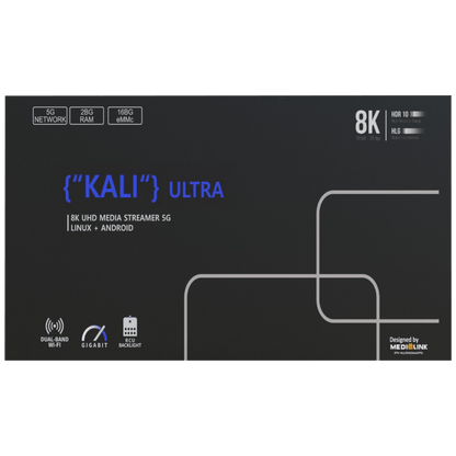MediaLink Prijemnik IPTV@Android, UHD/4K/8K, 2GB/16GB, WiFi, Bluetooth - KALI ULTRA