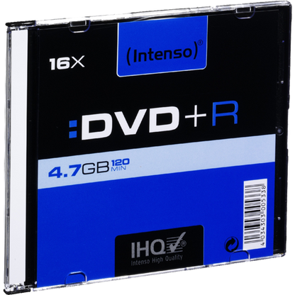 (Intenso) DVD+R 4,7GB pak. 10 komada Slim Case - DVD+R4,7GB/10Slim