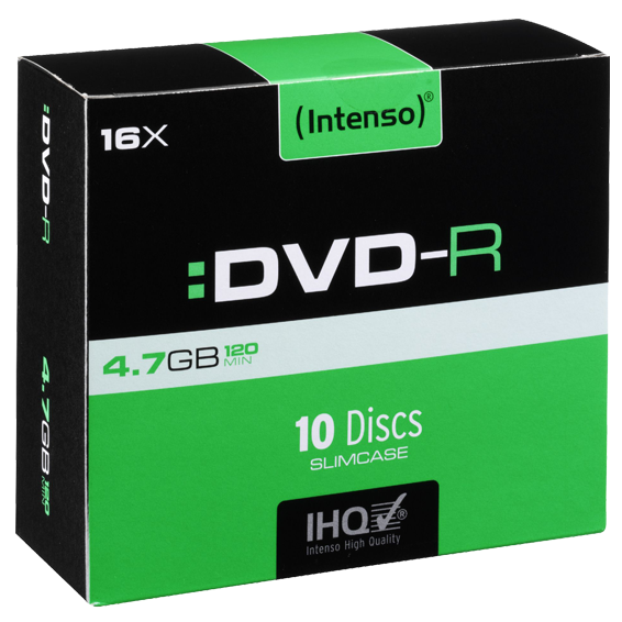 (Intenso) DVD-R 4,7GB pak. 10 komada Slim Case - DVD-R4,7GB/10Slim