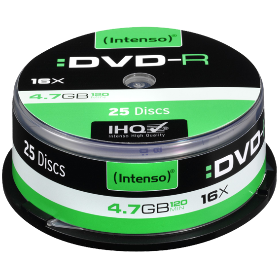 (Intenso) DVD-R 4,7GB pak. 25 komada Cake Box - DVD-R4,7GB/25Cake