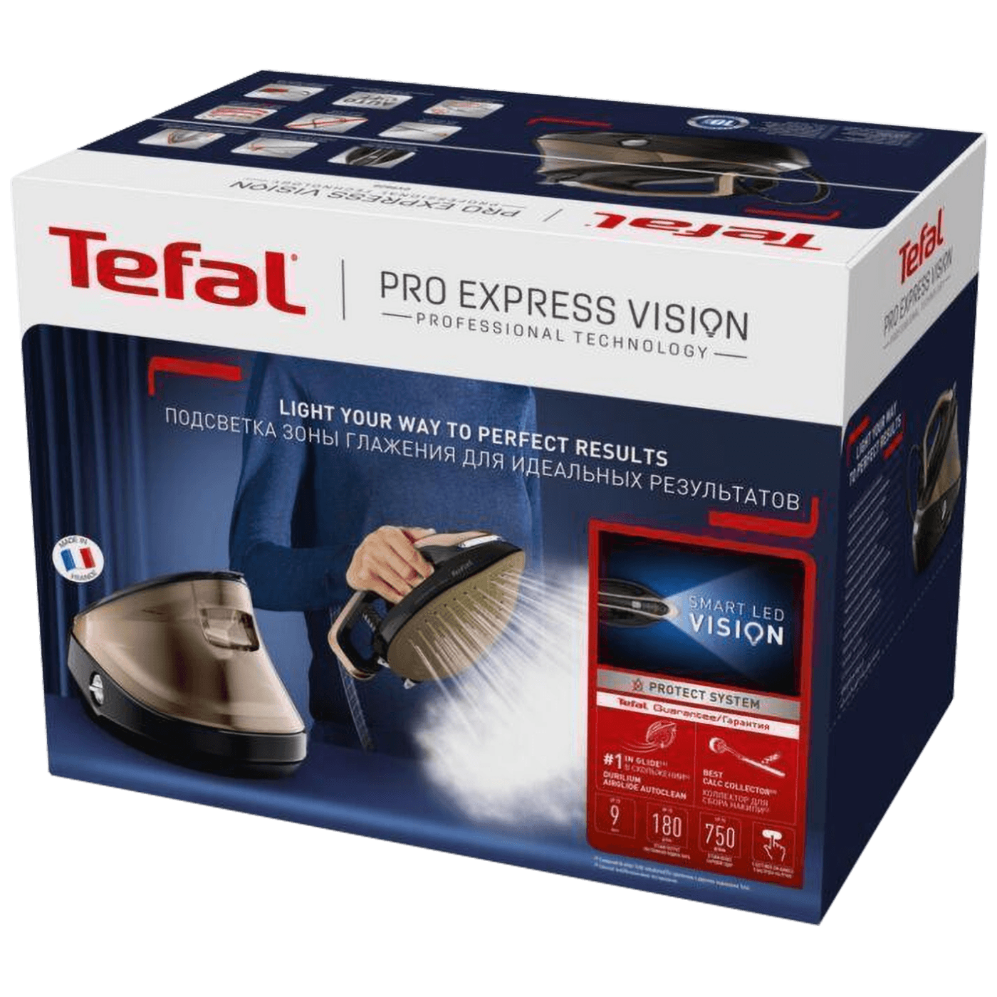 Tefal Pegla sa parnom postajom, 3000W, Tefal Pro Express Vision - GV9820E0