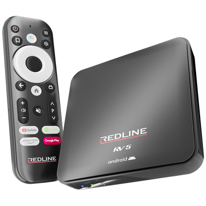 REDLINE Prijemnik Google TV, 4K, 2 / 16 GB, WiFi, Bluetooth, LAN - RV5