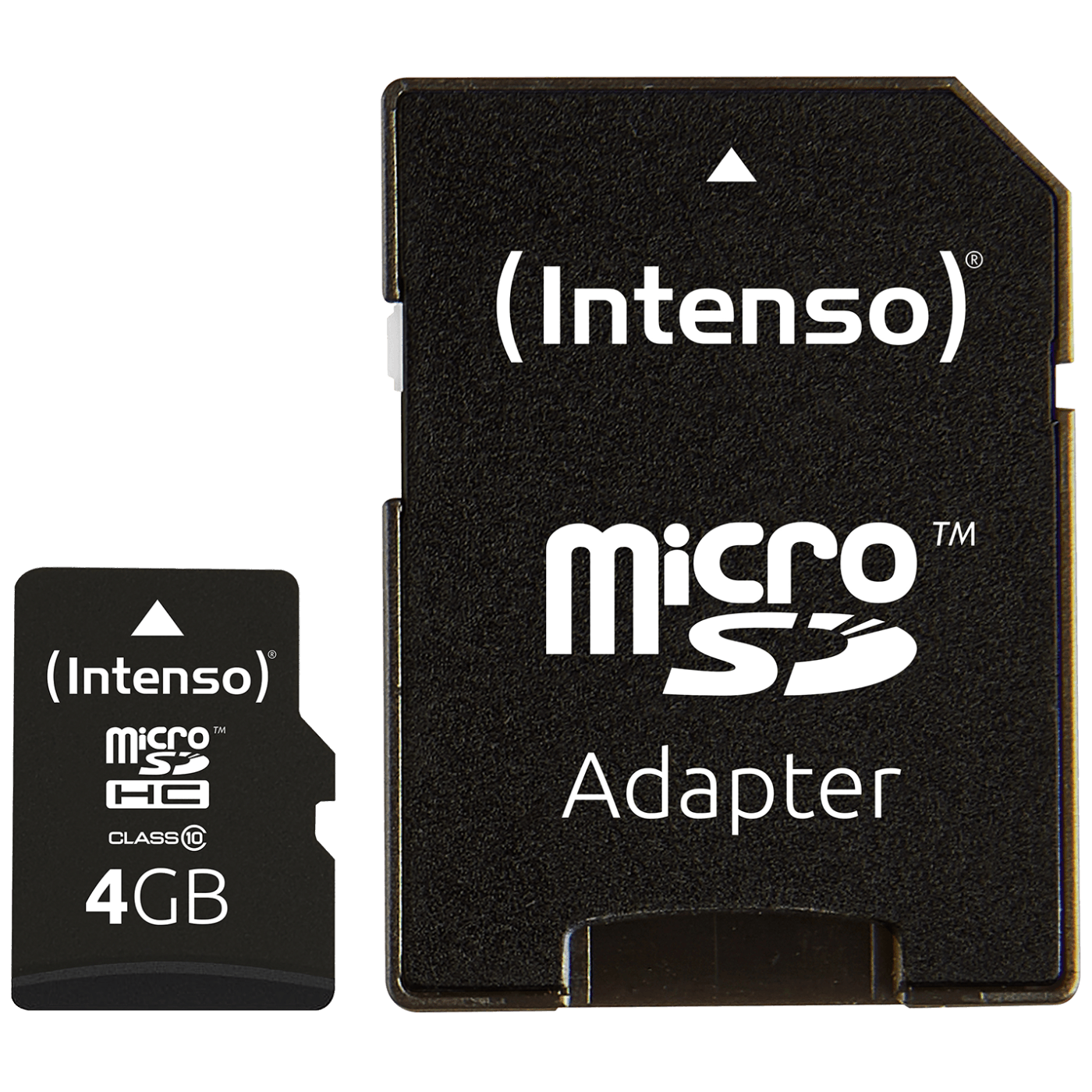 (Intenso) Micro SD Kartica 4GB Class 10 (SDHC & SDXC) sa adapterom - SDHCmicro+ad-4GB/Class10