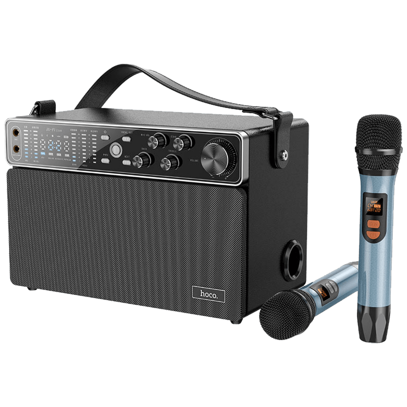 hoco. Zvučnik bežični sa mikrofonom, Bluetooth, 60W, KARAOKE - BS50 Chanter
