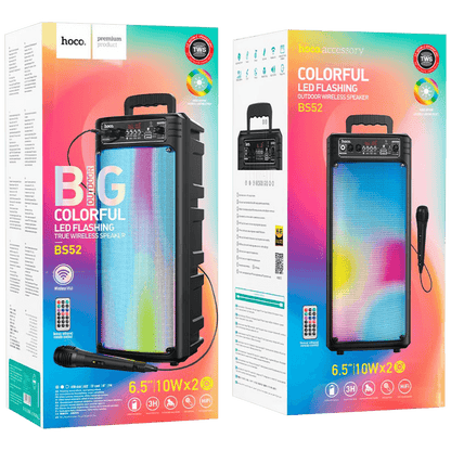 hoco. Zvučnik bežični sa mikrofonom, Bluetooth, 2200 mAh - BS52 Billowing