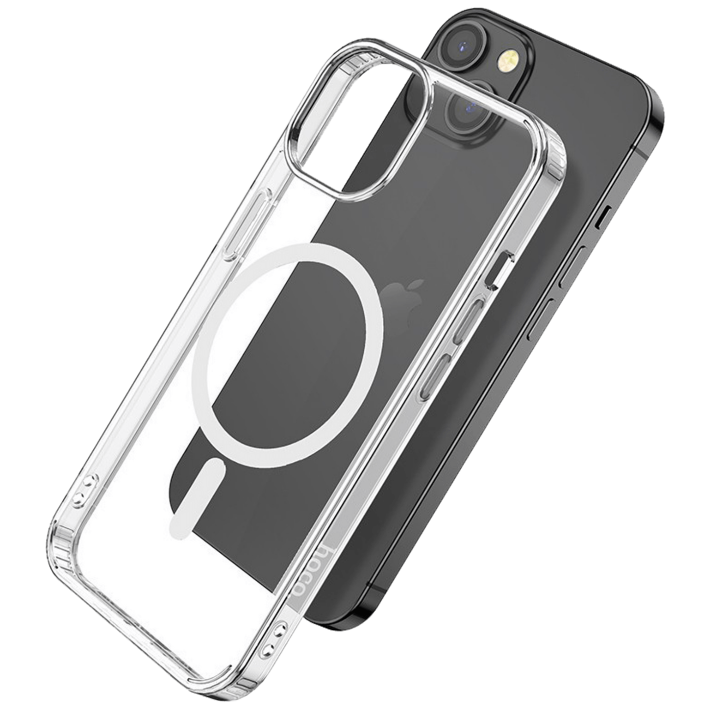 hoco. Maska za iPhone 14, magnetic, transparent - Phone case iP14