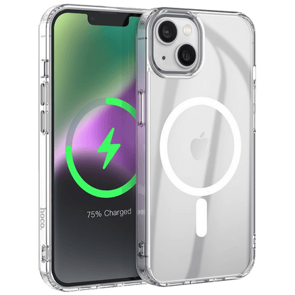 hoco. Maska za iPhone 14, magnetic, transparent - Phone case iP14