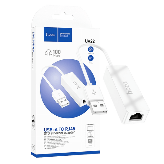 hoco. Adapter USB na LAN - UA22