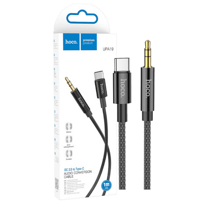 hoco. Audio kabl USB type C na 3.5 mm, 1.0 met - UPA19 Black