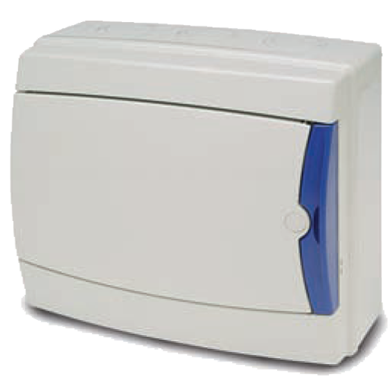 Famatel Kutija za osigurače nadžbuk, 8 osigurača, bijela, IP65 - 3908-T-KN/8