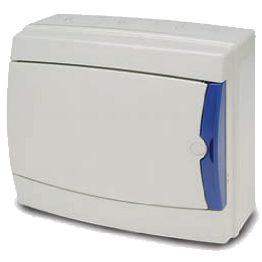 Famatel Kutija za osigurače nadžbuk, 8 osigurača, bijela, IP65 - 3908-T-KN/8