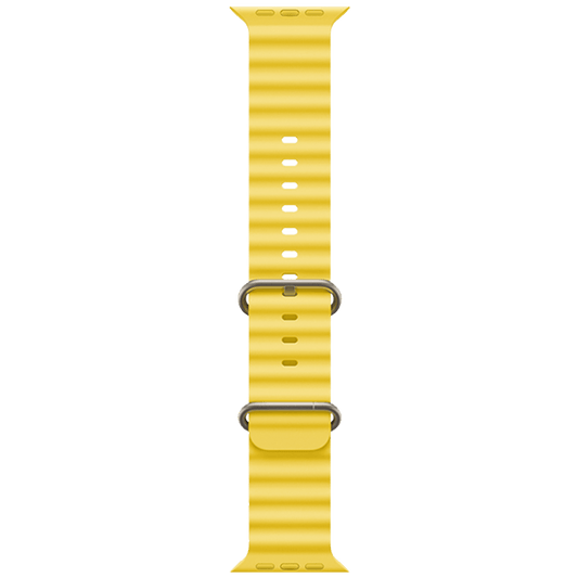 hoco. Silikonski remen za iWatch, 42/44/45/49mm, žuta - iWatch WA12 Yellow
