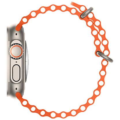 hoco. Silikonski remen za iWatch, 42/44/45/49mm, orange - iWatch WA12 Orange