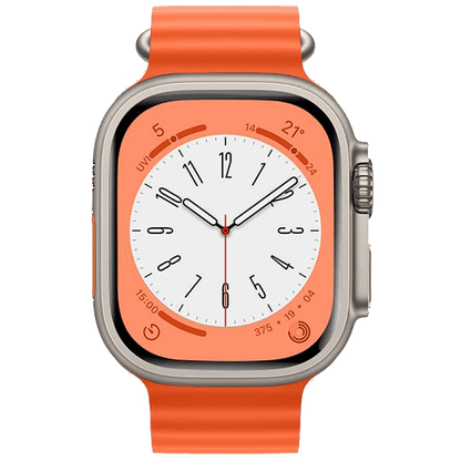 hoco. Silikonski remen za iWatch, 42/44/45/49mm, orange - iWatch WA12 Orange