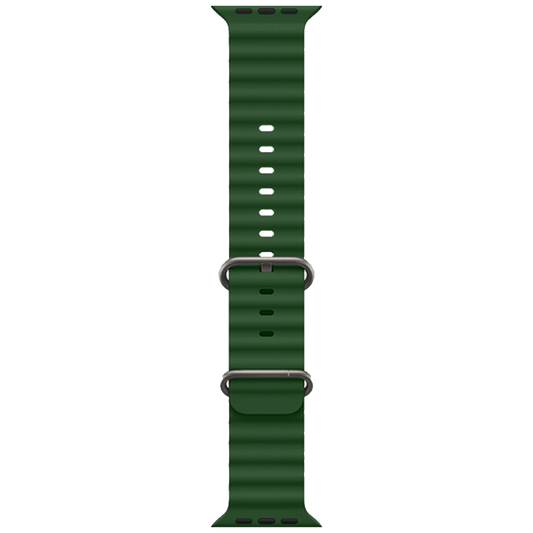 hoco. Silikonski remen za iWatch, 42/44/45/49mm, zelena - iWatch WA12 Alfa