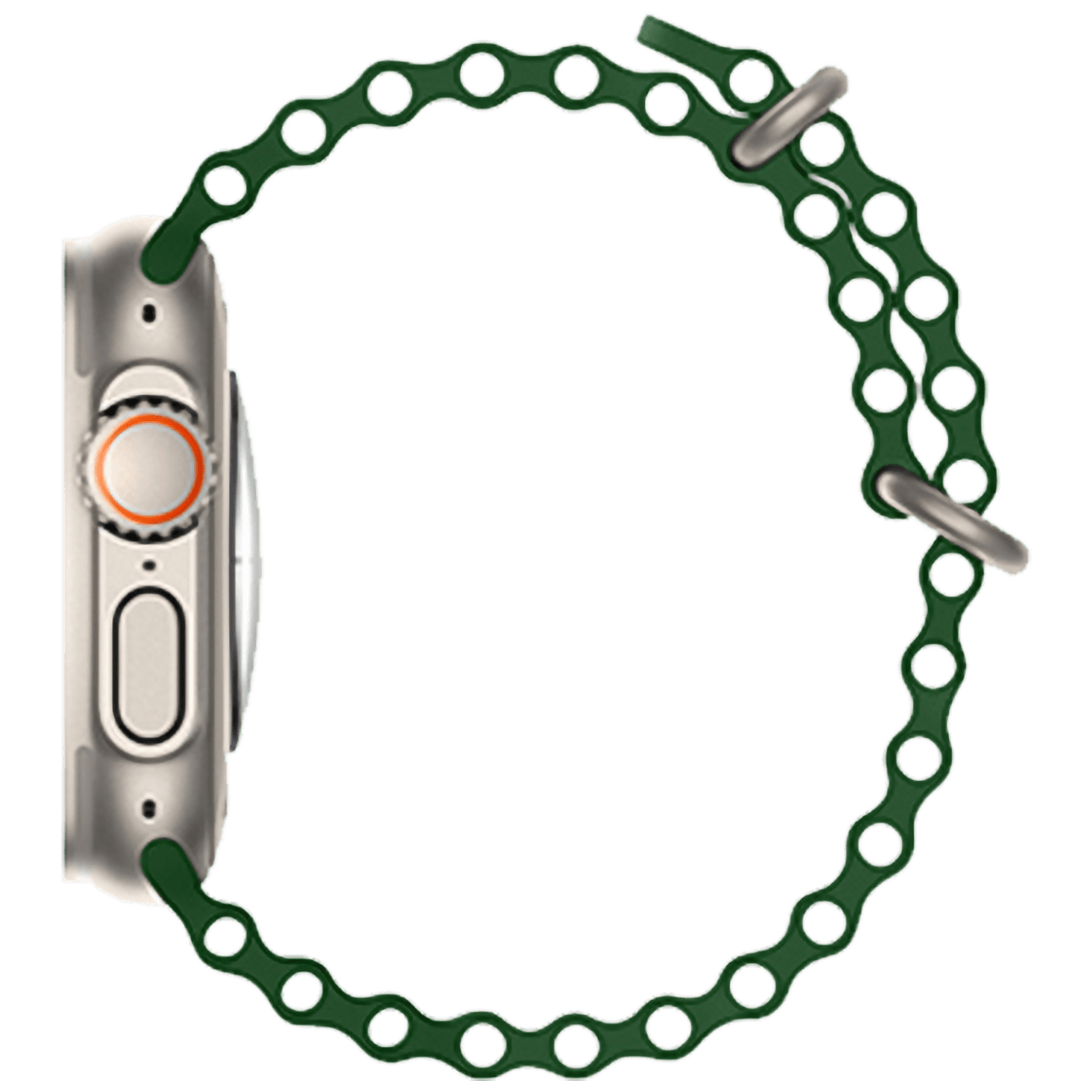 hoco. Silikonski remen za iWatch, 42/44/45/49mm, zelena - iWatch WA12 Alfa