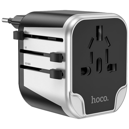 hoco. Punjač kučni, univerzalni, EU/UK/US/AU, 2 x USB,2.4 A - AC5 Level