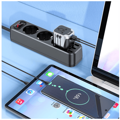 hoco. Punjač kučni, univerzalni, EU/UK/US/AU, 2 x USB,2.4 A - AC5 Level