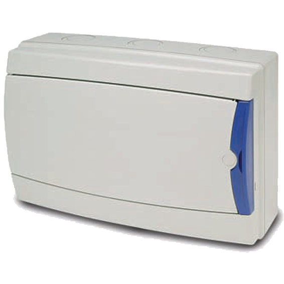 Famatel Kutija za osigurače nadžbuk, 12 osigurača, bijela, IP65 - 3912-T-KN/12