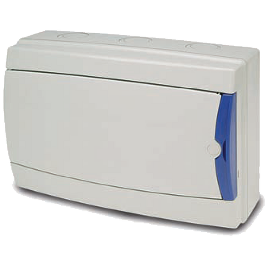 Famatel Kutija za osigurače nadžbuk, 12 osigurača, bijela, IP65 - 3912-T-KN/12