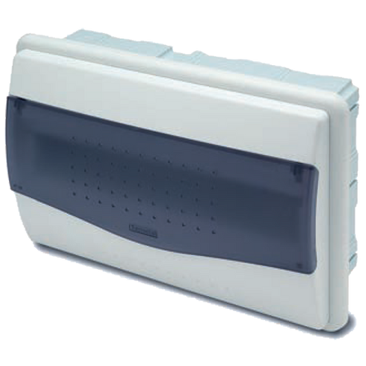 Famatel Kutija za osigurače podžbuk, 12/14 osigurača, providna, IP40 - 3512-F-M-KP/12-14