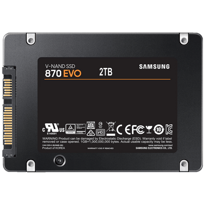 Samsung SSD Disk 2.5", kapacitet 2TB, SATA III, 870 EVO - MZ-77E2T0B/EU