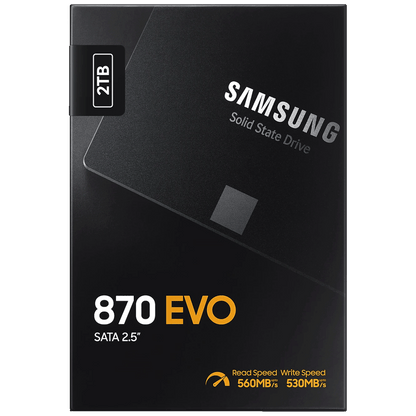 Samsung SSD Disk 2.5", kapacitet 2TB, SATA III, 870 EVO - MZ-77E2T0B/EU