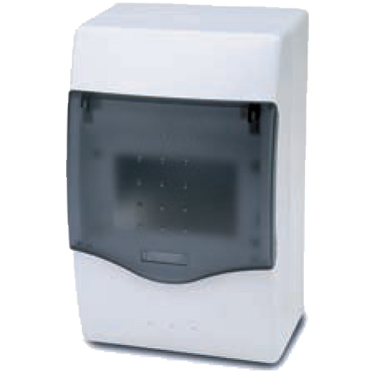 Famatel Kutija za osigurače nadžbuk, 4 osigurača, providna, IP40 - 3604-W-M-KN/4