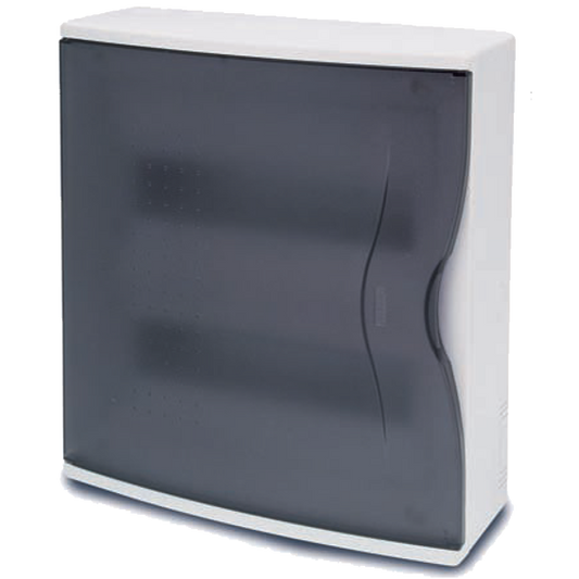 Famatel Kutija za osigurače nadžbuk, 24 osigurača, providna, IP40 - 3624-W-M-KN/24