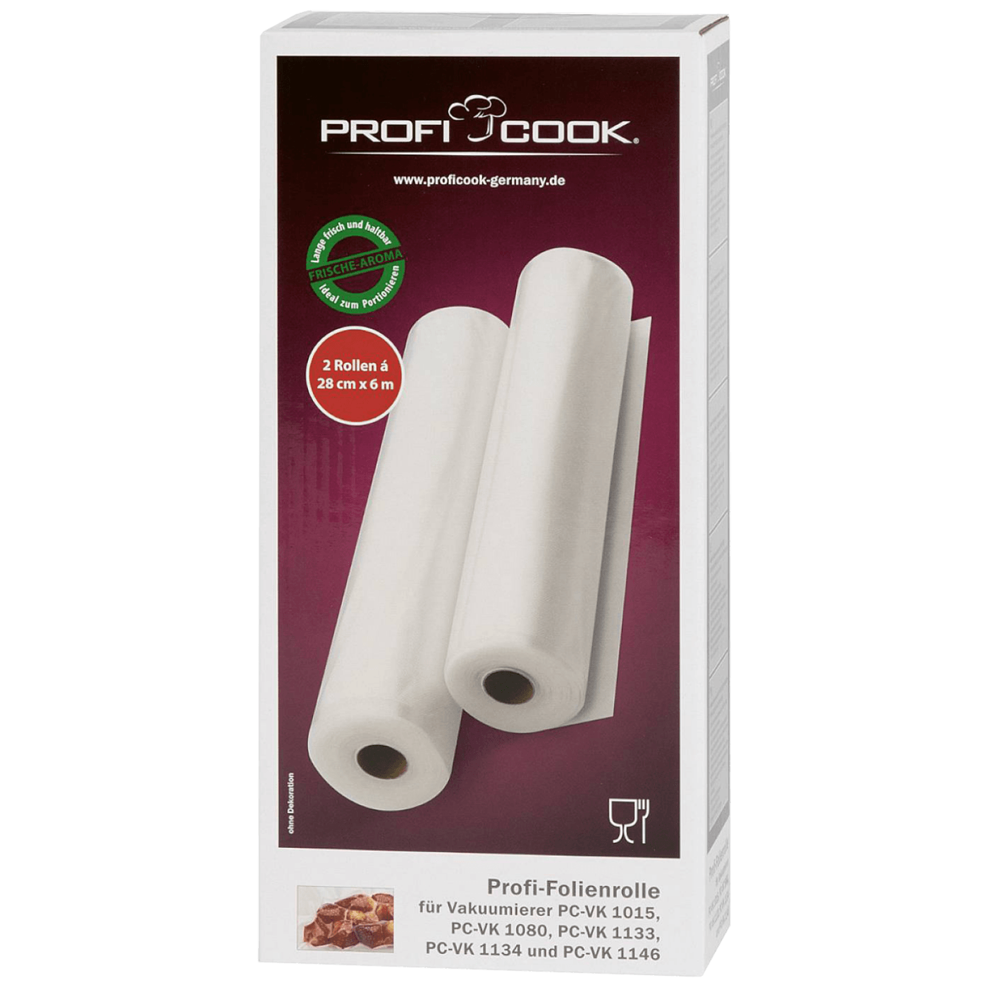 Clatronic Folija za vakuumiranje, PROFI COOK, 2 kom - PC-VK 1015 / 1080 / 1134