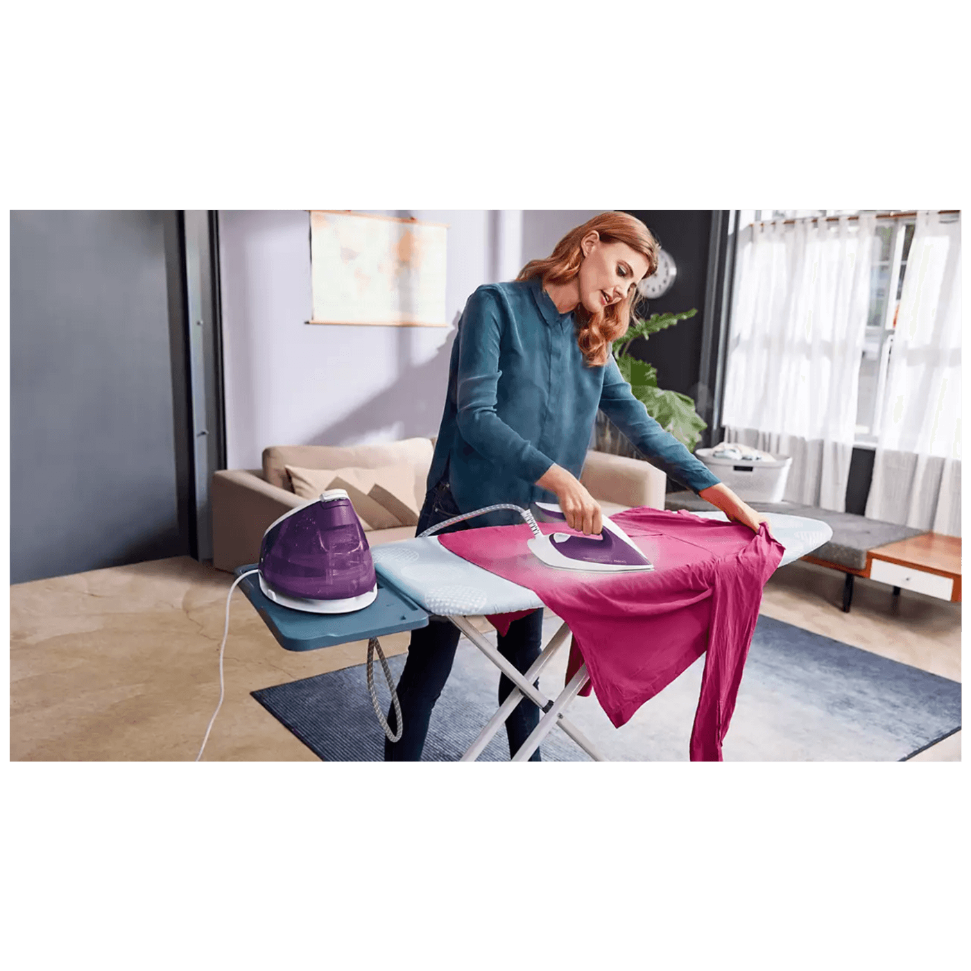 Philips Pegla sa parnom postajom, 2400 W, PerfectCare Compact - GC7933/30