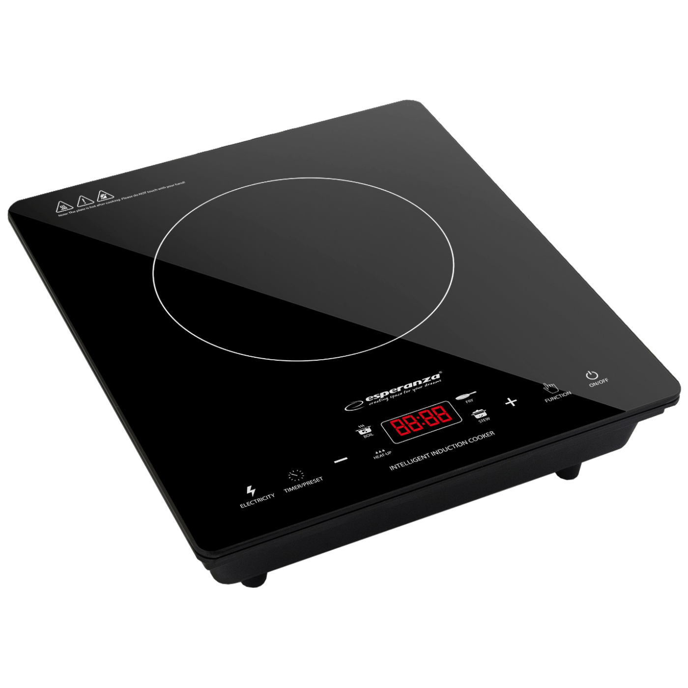 Esperanza Indukcijsko kuhalo , 2000 W - EKH009